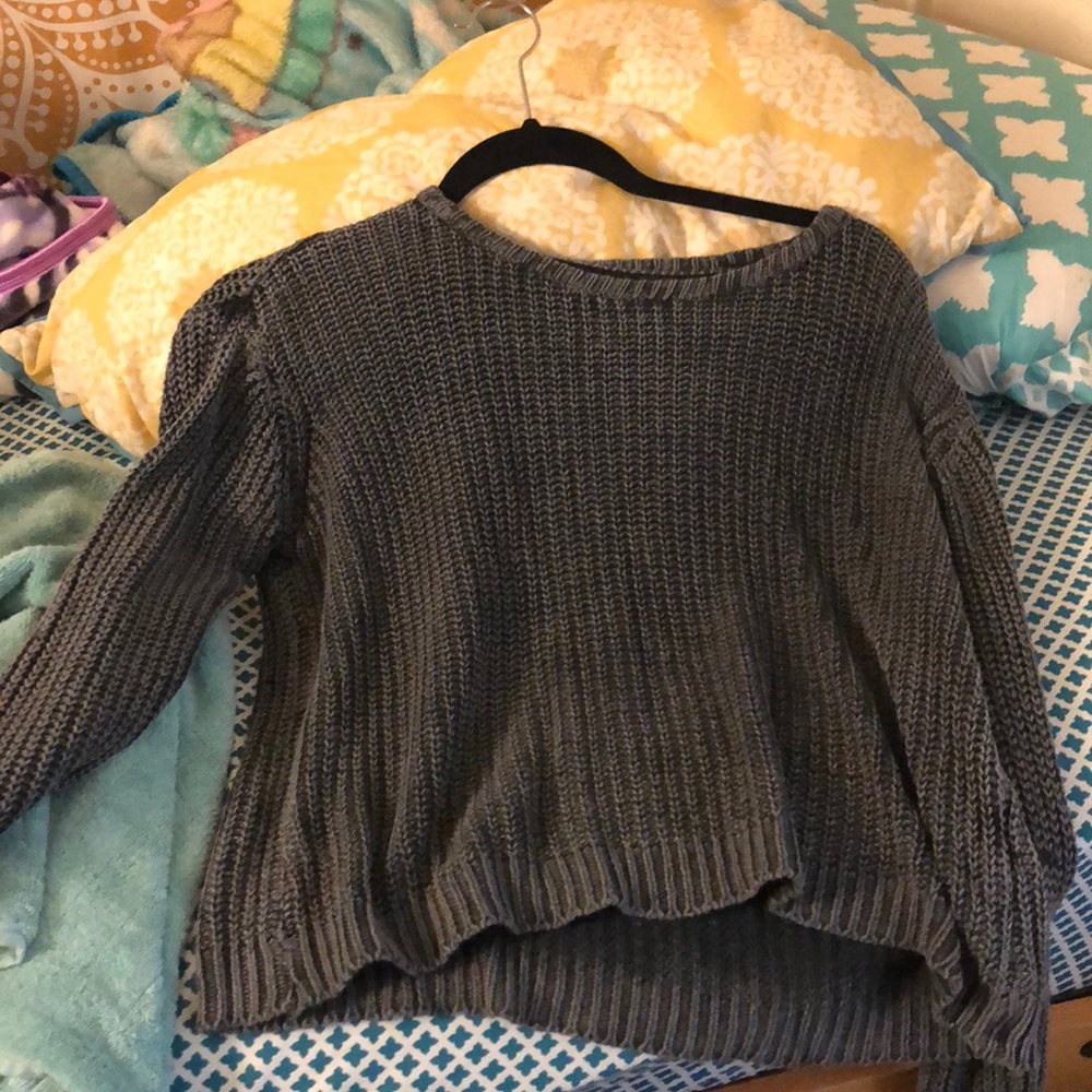 Brandy Melville Grey Knit Sweater
